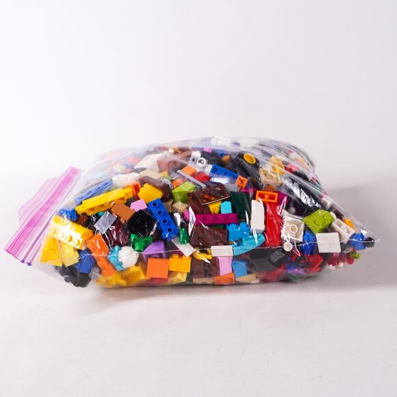 2lb 14oz Lego Brick Pieces Big Bag Random Mixed Building Blocks Assorted Toy Lot - Picture 4 of 8
